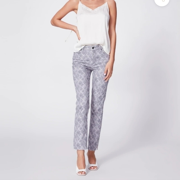 Paige  hoxton slim ouseam slit jeans bnwt size 26 - Picture 2 of 11